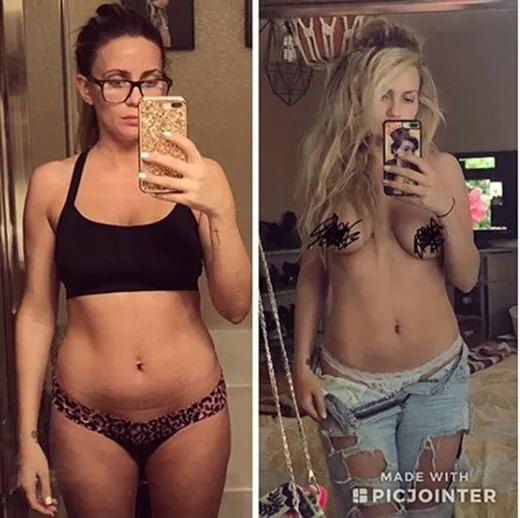Before and after result