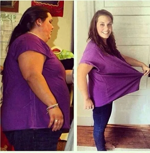 Before and after result