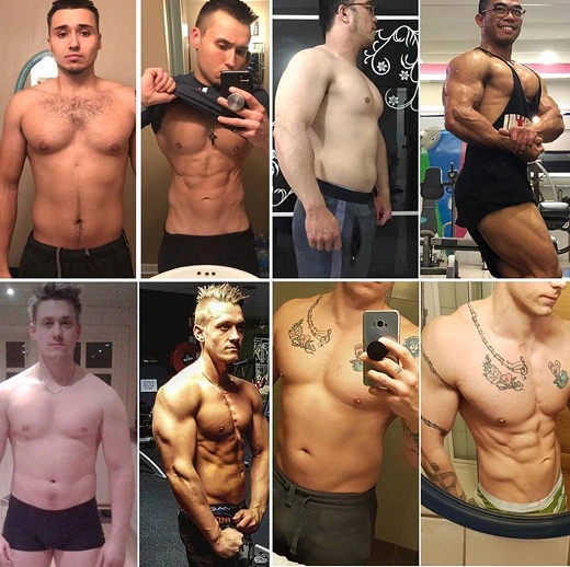 Before and after result