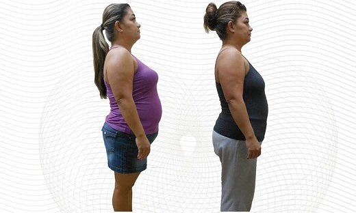 Before and after result