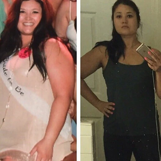 Before and after result