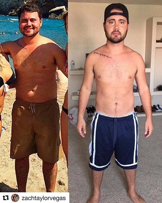 Before and after result